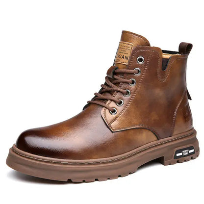 MartinBoots - Bottes en cuir véritable de qualité supérieure pour hommes