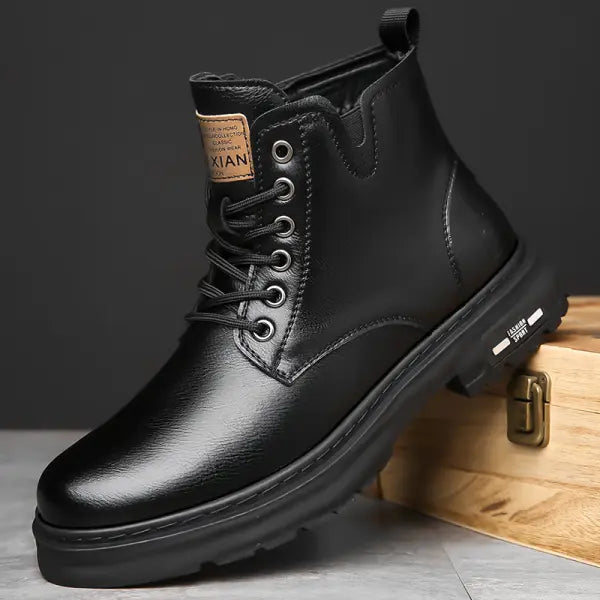 MartinBoots - Bottes en cuir véritable de qualité supérieure pour hommes