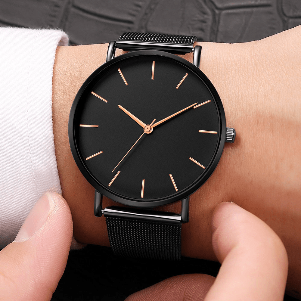 Montre Masculine Minimaliste Discrète