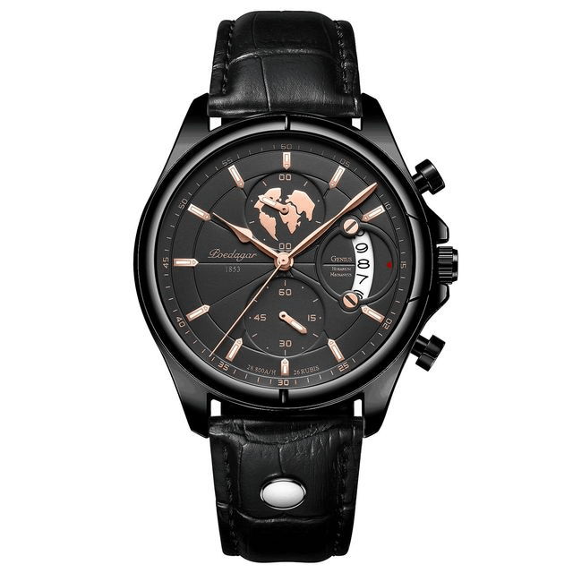 Montre en Cuir pour Homme Suisse